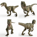 Velociraptor 3D Model – Dinosaur Sculpture | PLA / Smooth Nylon | Detailed Prehistoric Display Model | 130mm Collectible