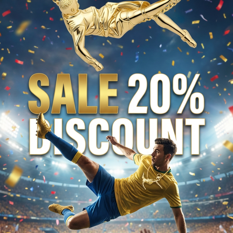 Footballer Bicycle Kick Pendant 30mm Soccer Player Necklace Charm Silver or Brass Sports Jewelry