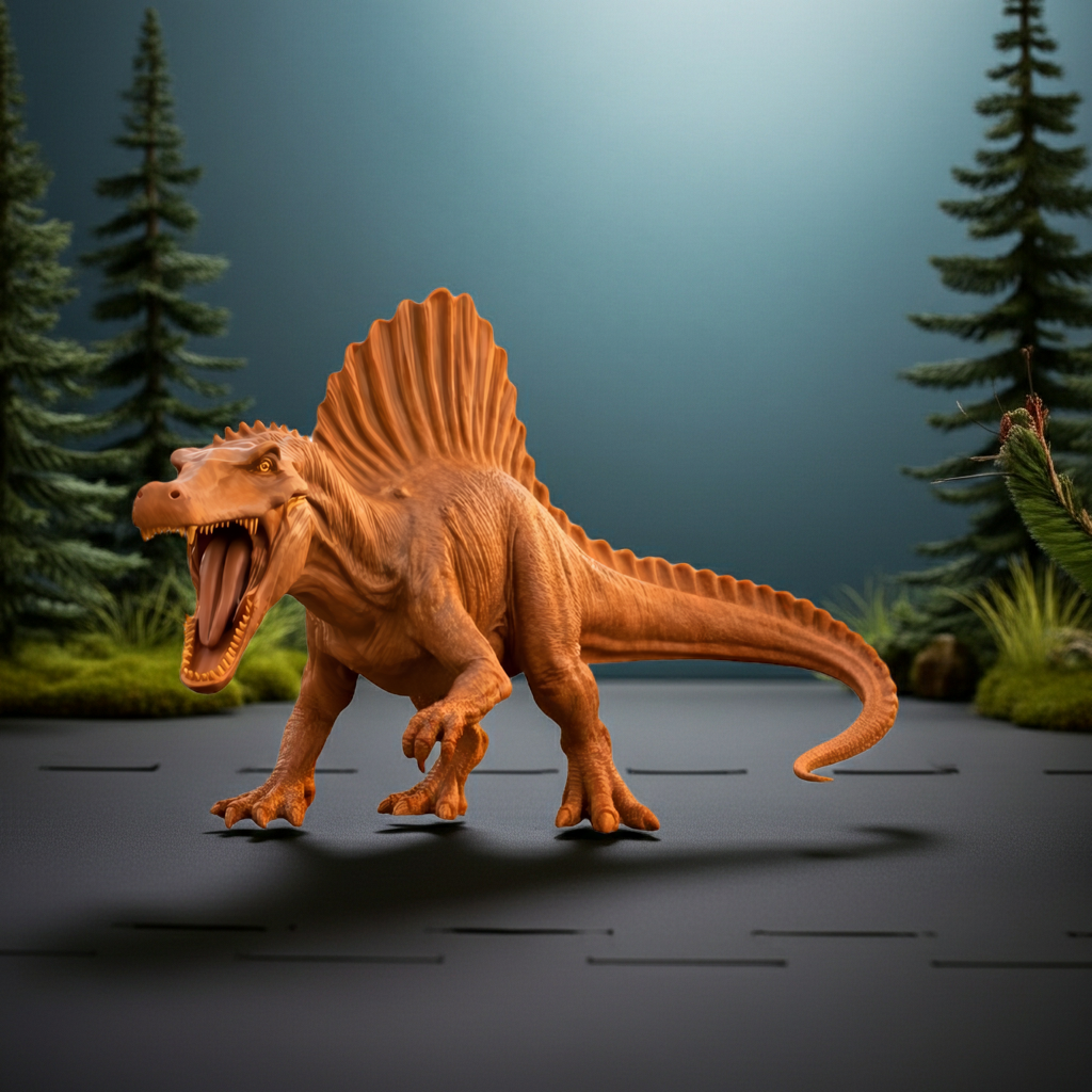 Spinosaurus 220mm | 3D Printed Dinosaur Sculpture | Collectible Prehistoric Model