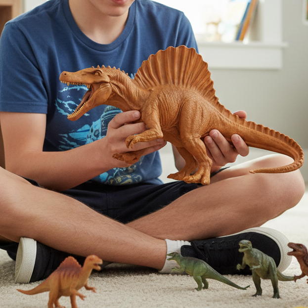 Spinosaurus 220mm | 3D Printed Dinosaur Sculpture | Collectible Prehistoric Model