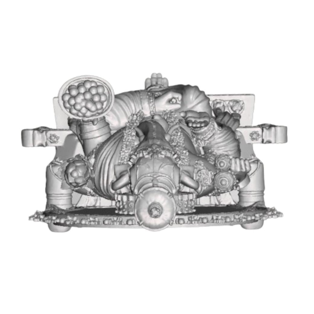 Lord Ganesh Bronze Statue with Modak & Blessing Gesture – Intricately Carved Divine Sculpture