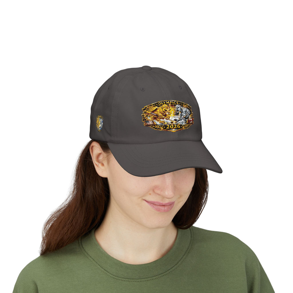 2026 Olympic Champion Dad Cap - Gold Medal Vintage Embroidered Baseball Hat