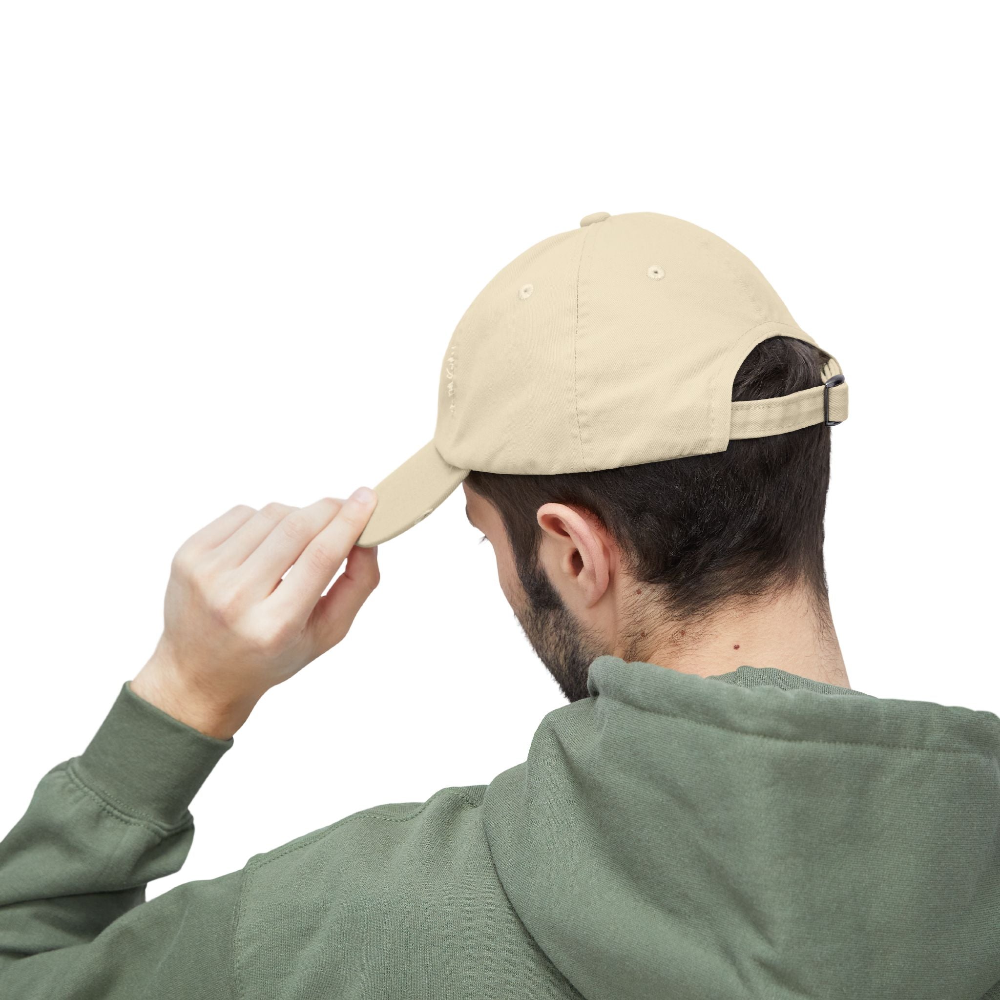Distressed Baseball Cap — 2026 Olympic Crest Vintage Patch