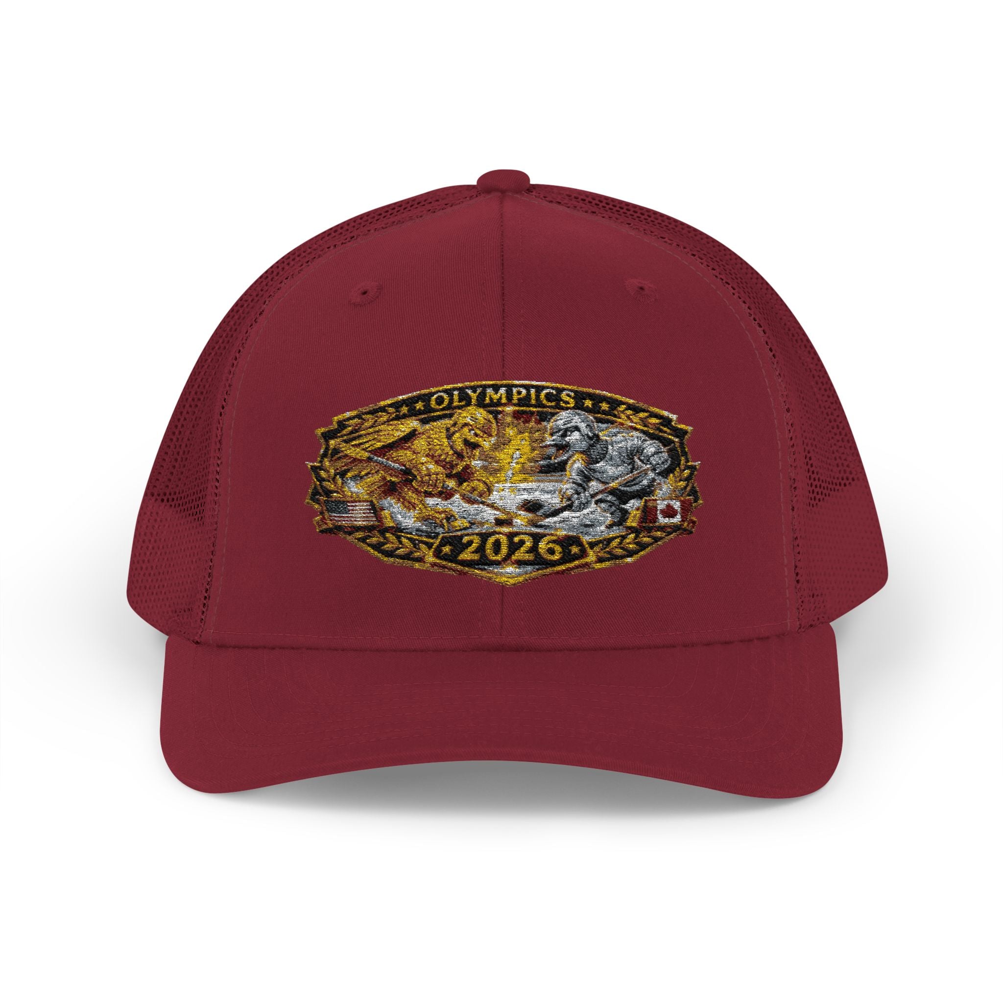 2026 Gold Rush Bear Patch Snapback Trucker Hat