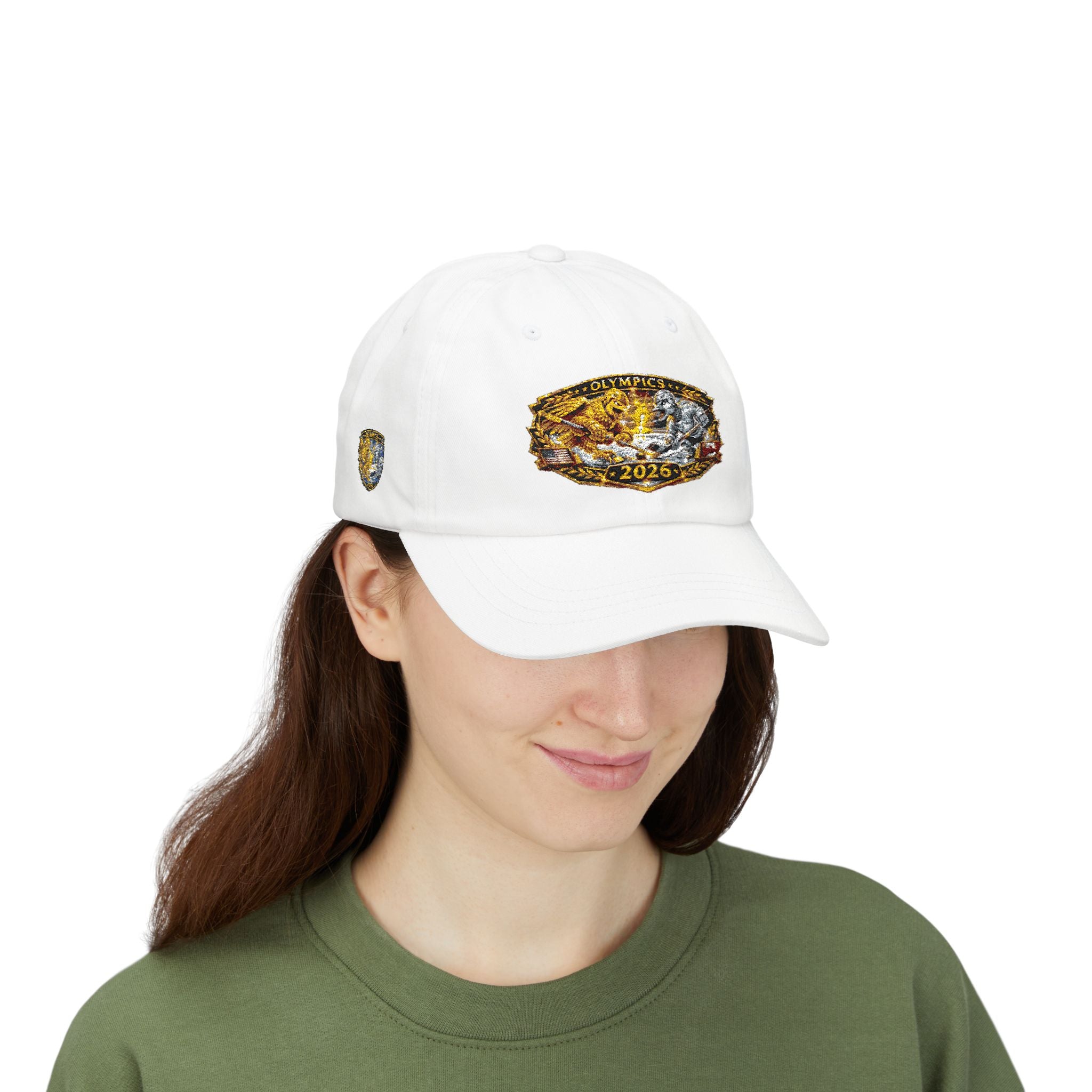 2026 Olympic Champion Dad Cap - Gold Medal Vintage Embroidered Baseball Hat