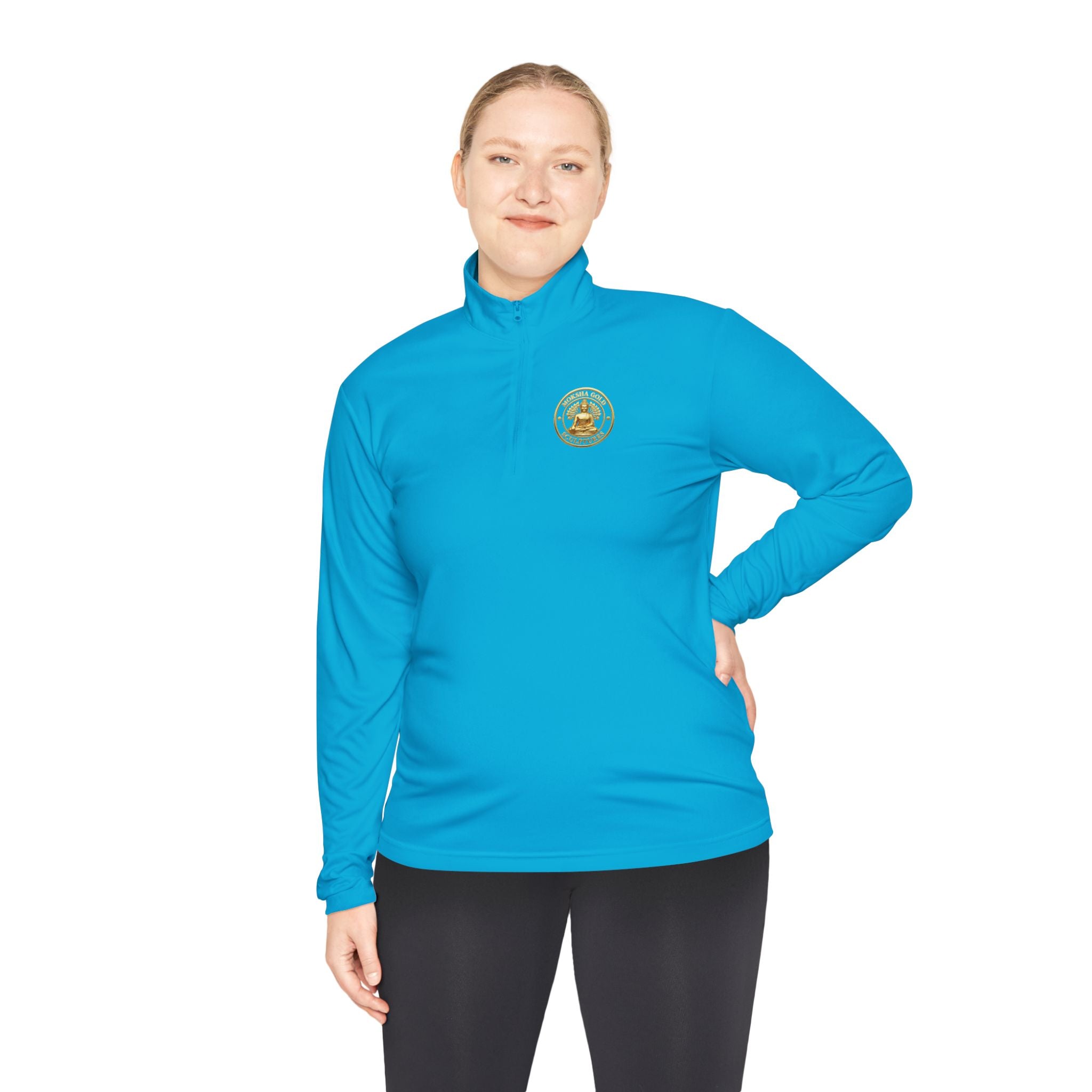 Quarter-Zip Pullover - Gold Coin Smile Logo