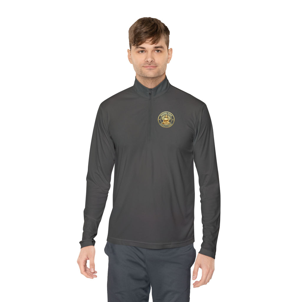 Quarter-Zip Pullover - Gold Coin Smile Logo
