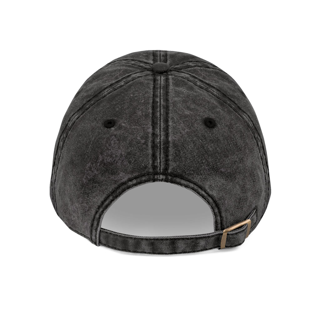 Vintage Embroidered Cap – Gold Seal Logo Hat