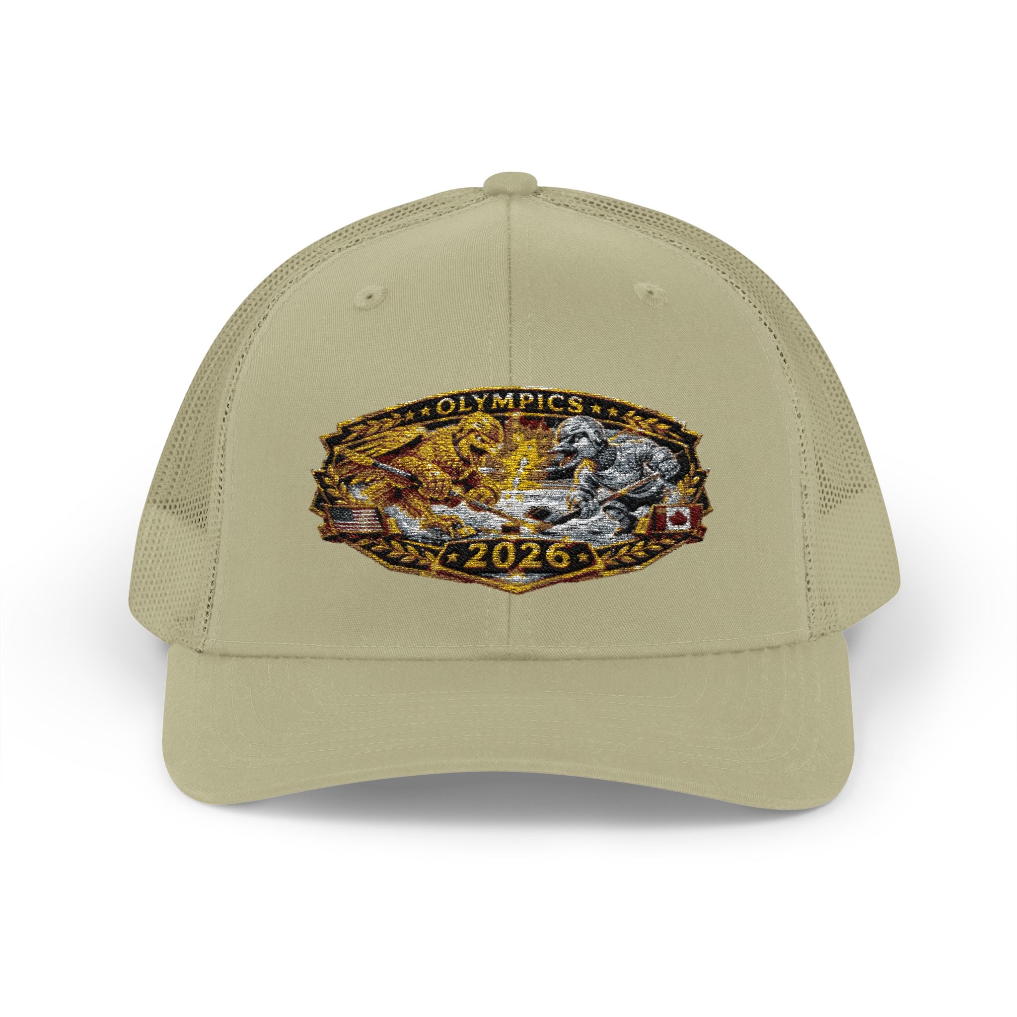 2026 Gold Rush Bear Patch Snapback Trucker Hat