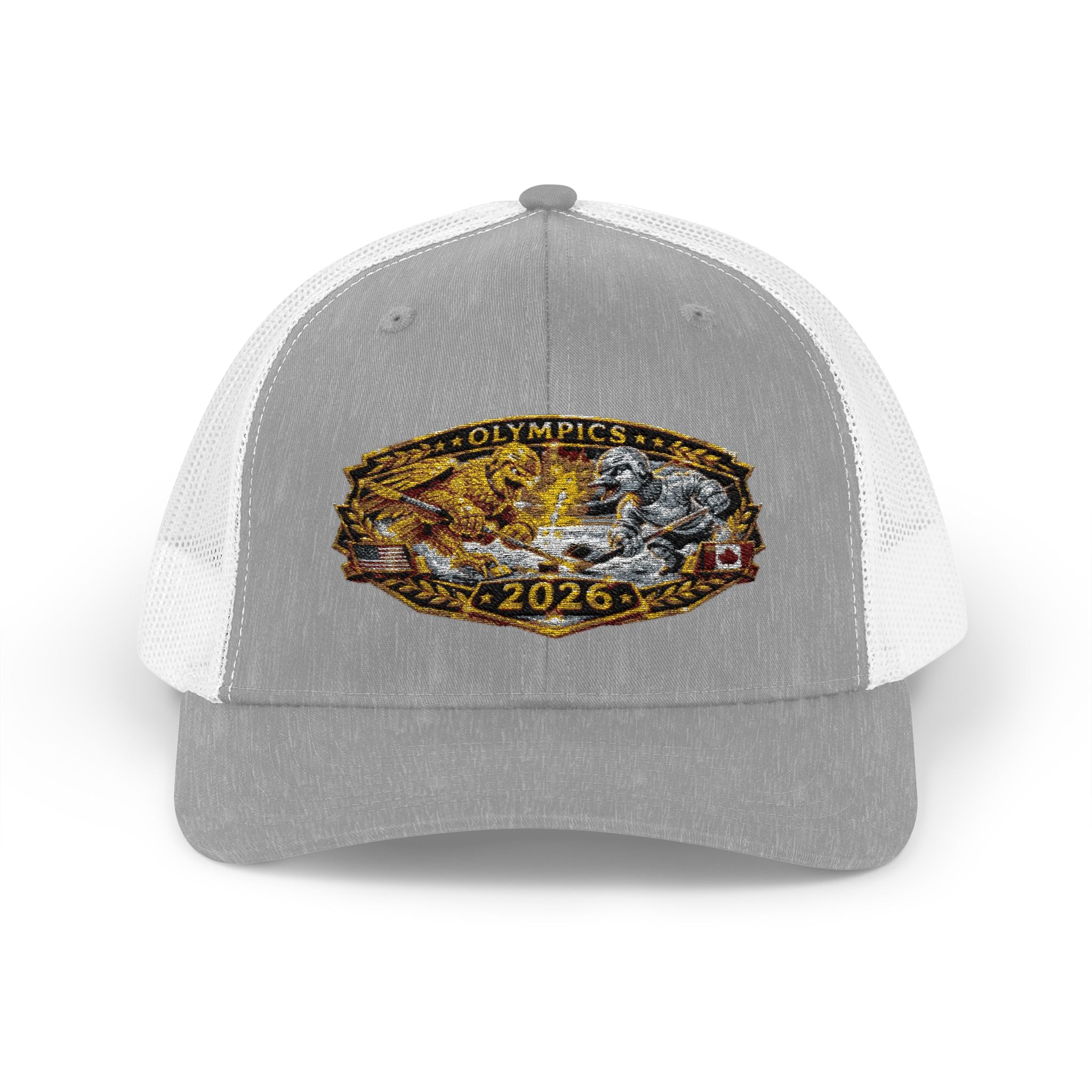 2026 Gold Rush Bear Patch Snapback Trucker Hat
