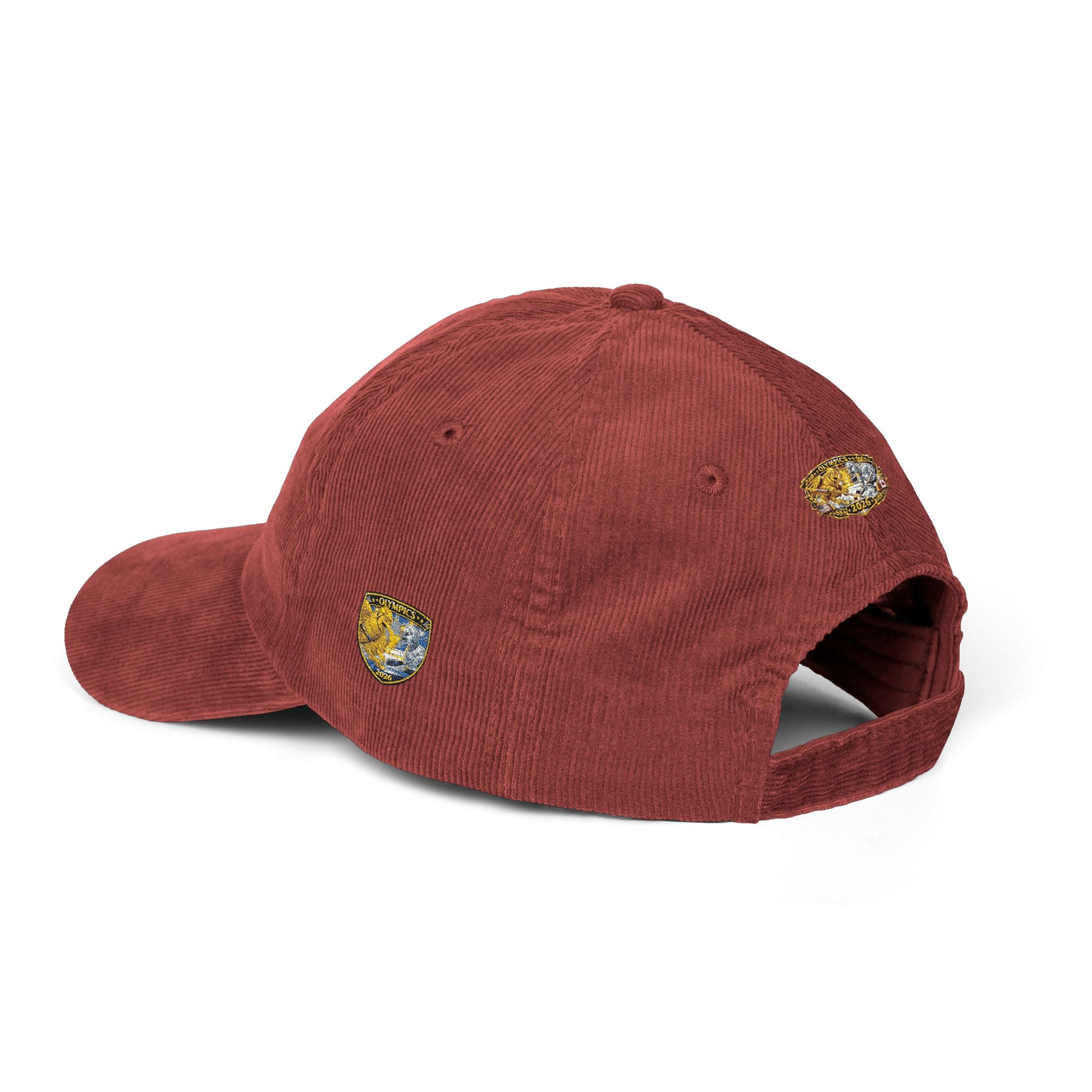 Vintage Corduroy Embroidered Cap — 2026 Trophy Patch Dad Hat