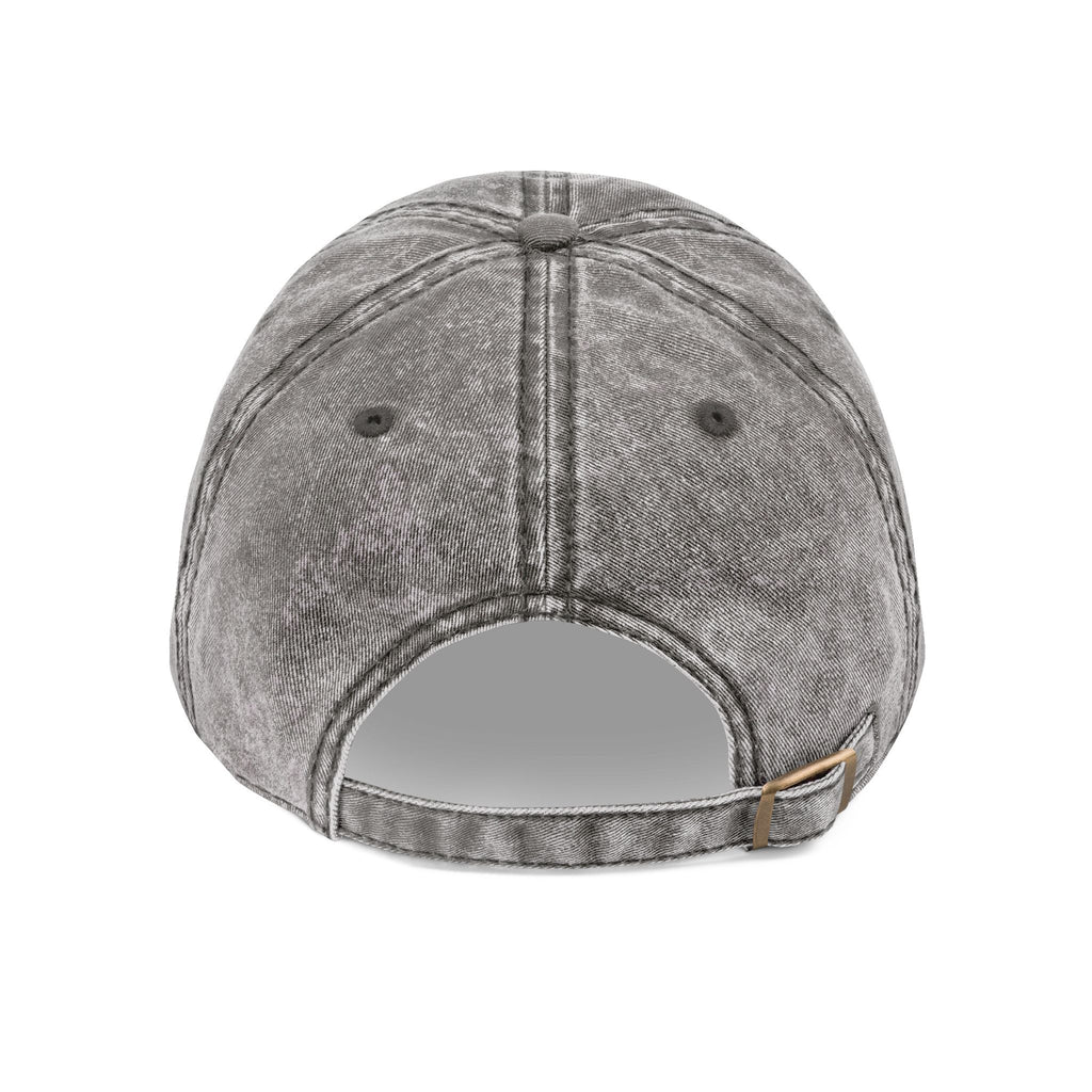 Vintage Embroidered Cap – Gold Seal Logo Hat