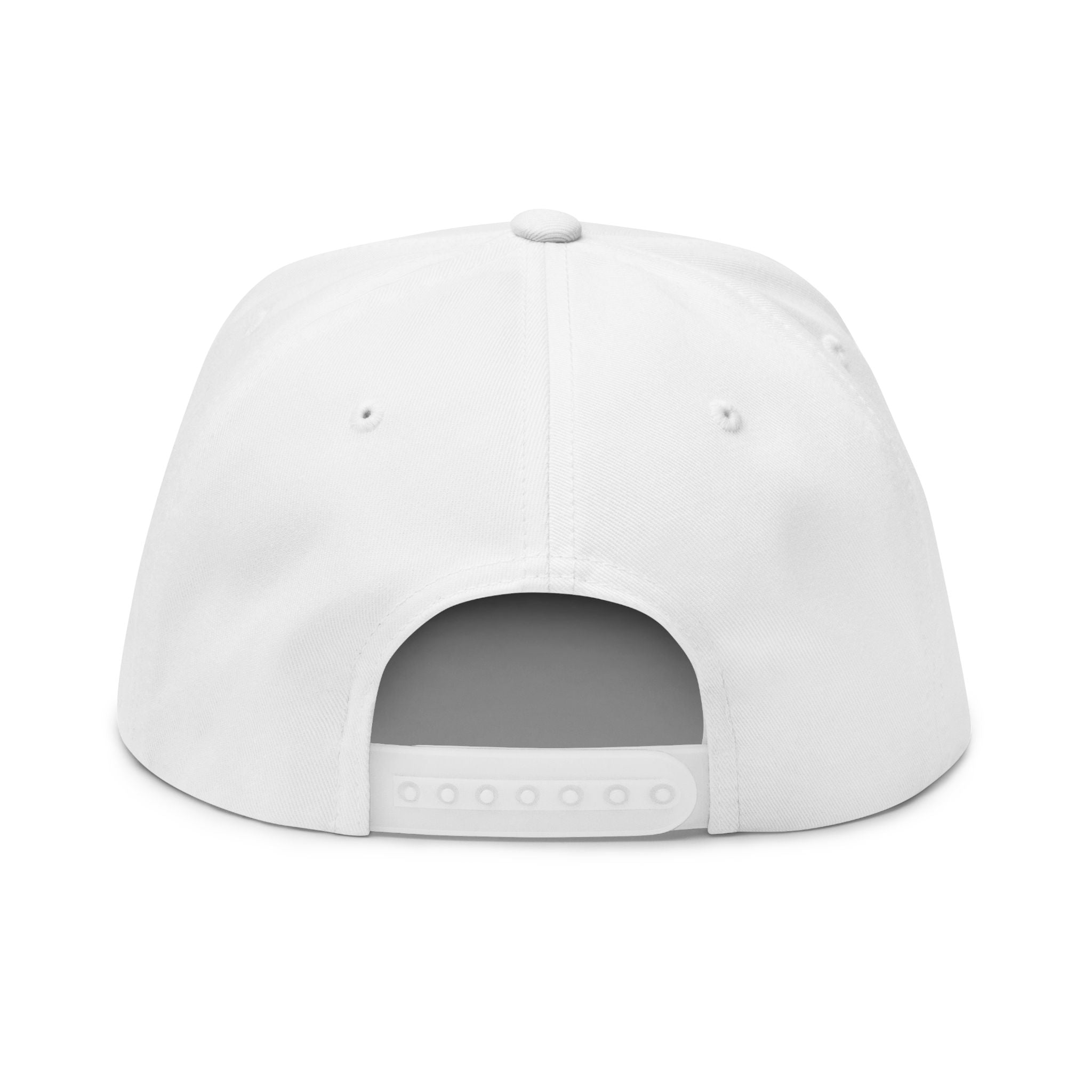 Embroidered Golden Buddha Flat Bill Cap