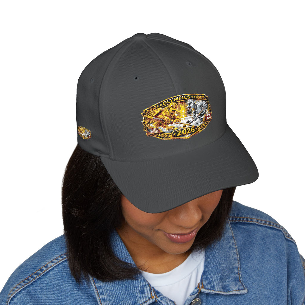 Embroidered Gold & Silver Belt-Style Patch Cap — 2023 Championship Design