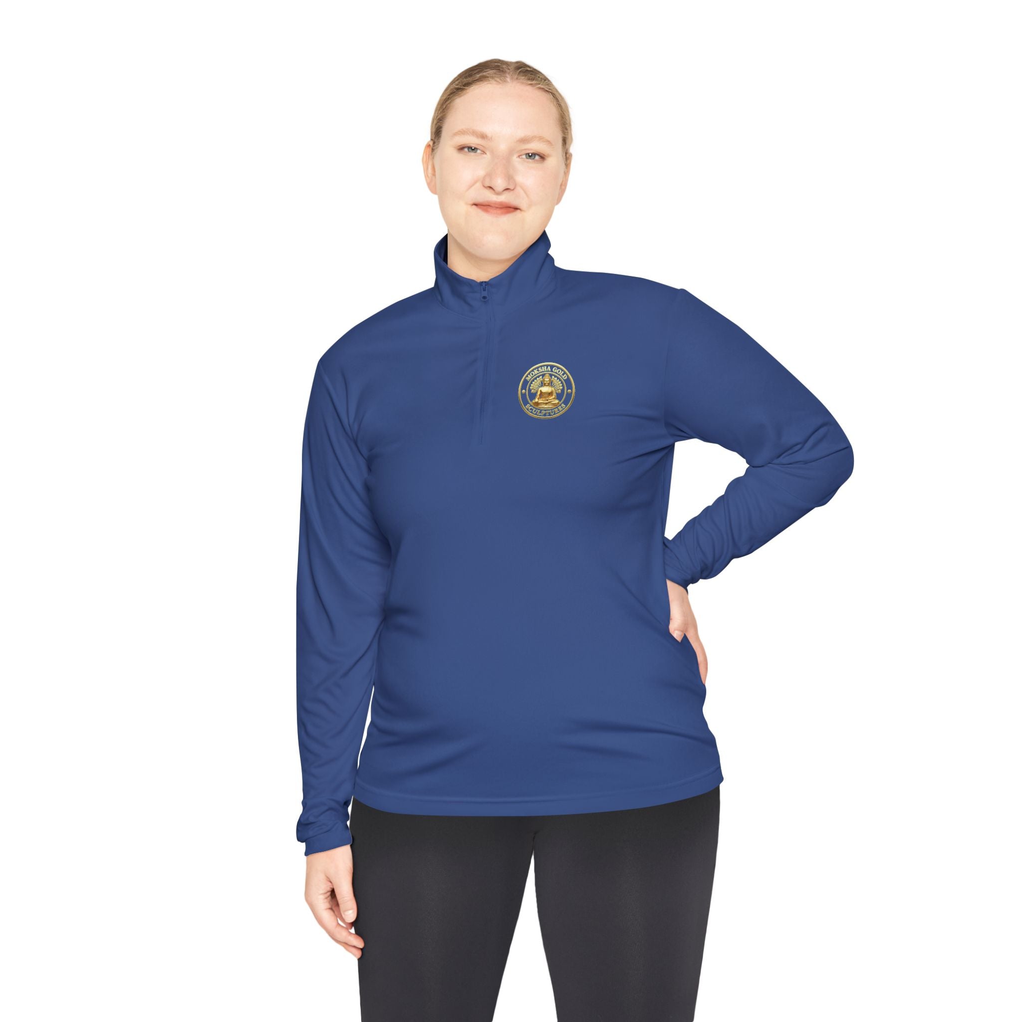Quarter-Zip Pullover - Gold Coin Smile Logo
