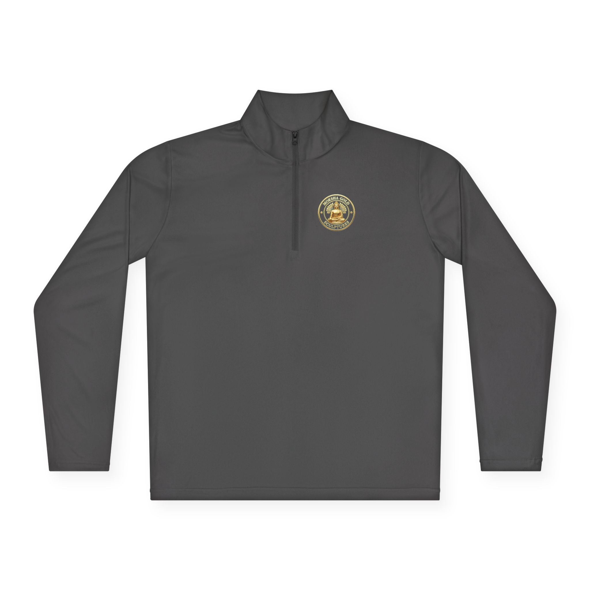Quarter-Zip Pullover - Gold Coin Smile Logo