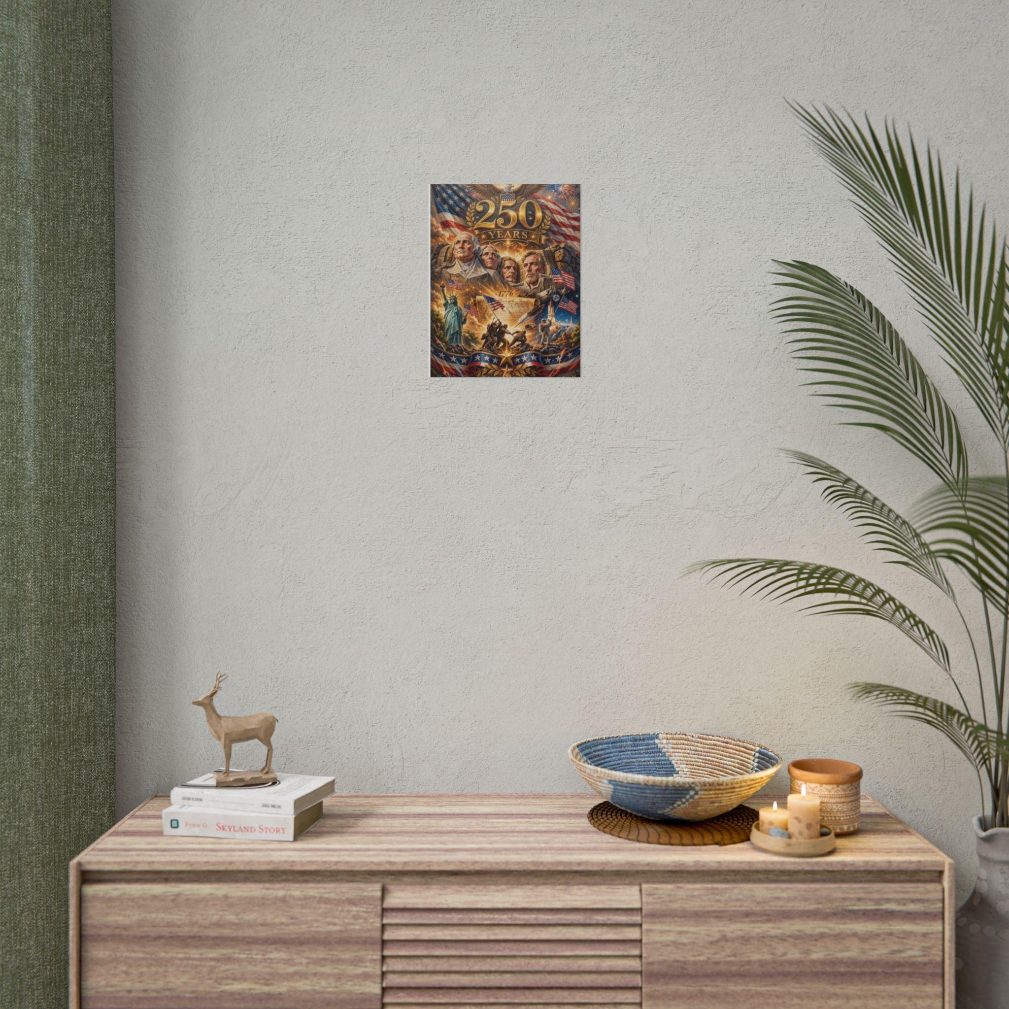 Patriotic 250 Years Declaration of Independence Poster