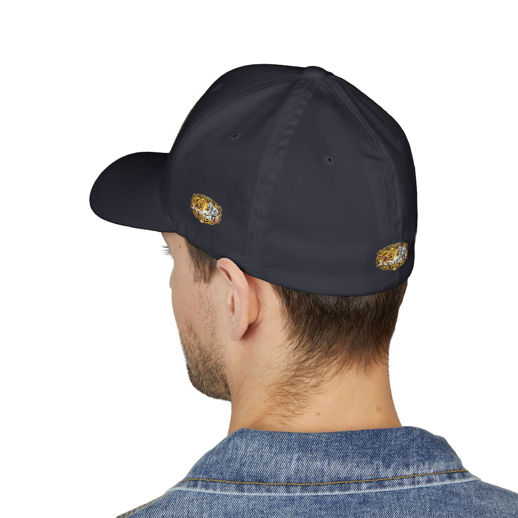 Embroidered Gold & Silver Belt-Style Patch Cap — 2023 Championship Design