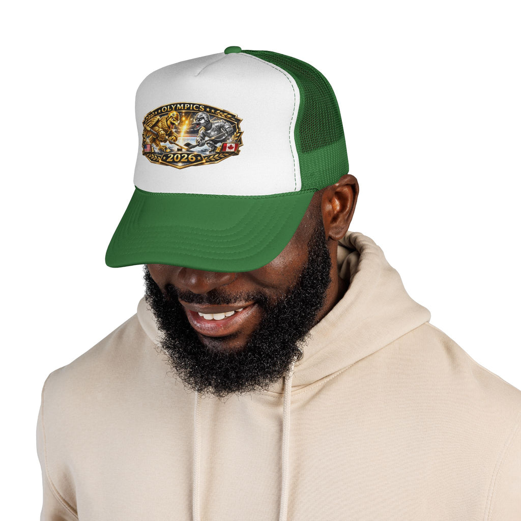 Trucker Cap — 2026 Olympics Vintage Crest Design