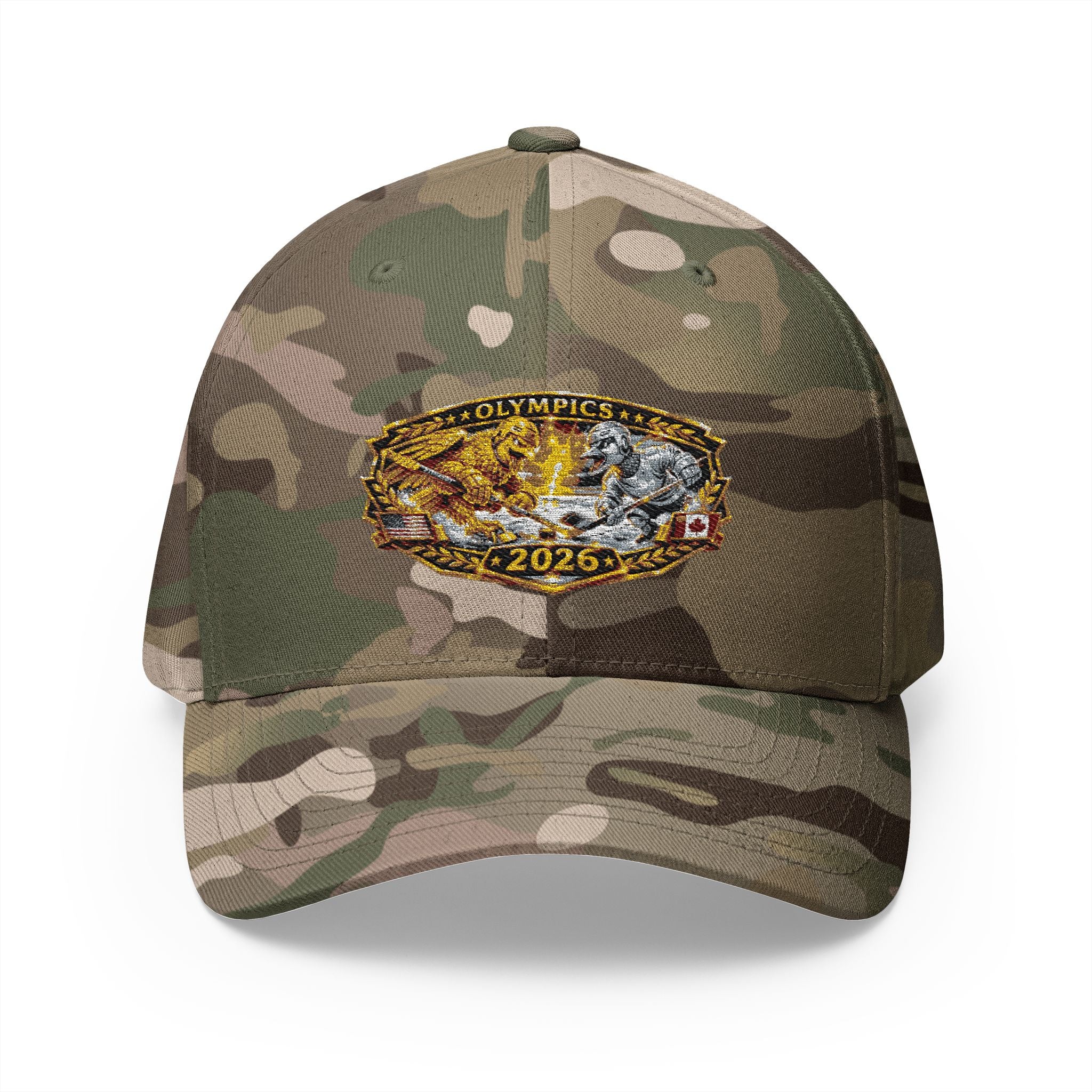 Embroidered Gold & Silver Belt-Style Patch Cap — 2023 Championship Design