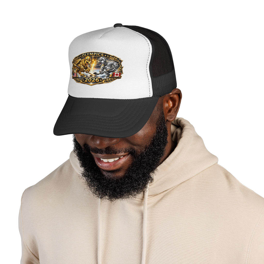 Trucker Cap — 2026 Olympics Vintage Crest Design