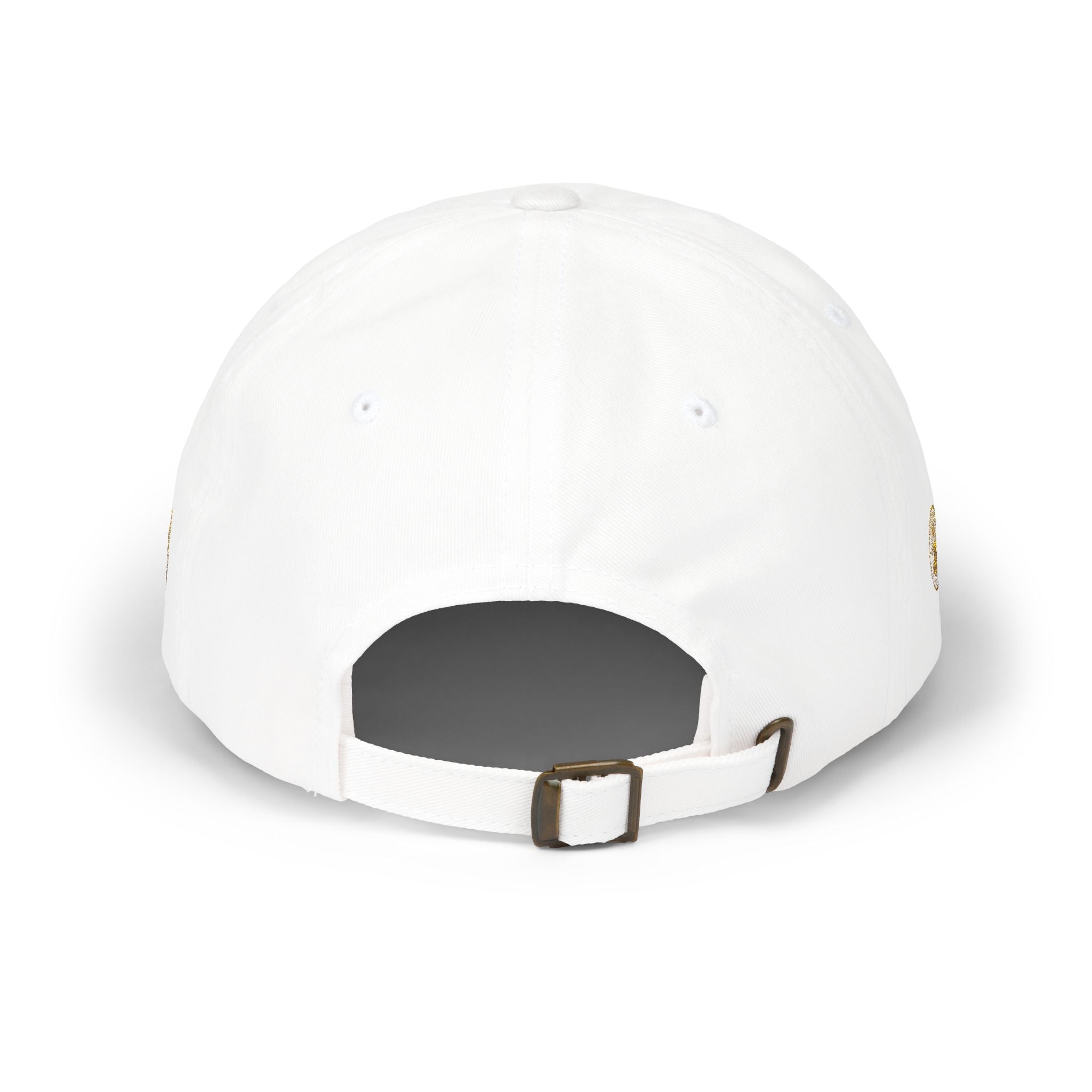 Dad Cap — Gold Buddha Emblem Embroidered Hat