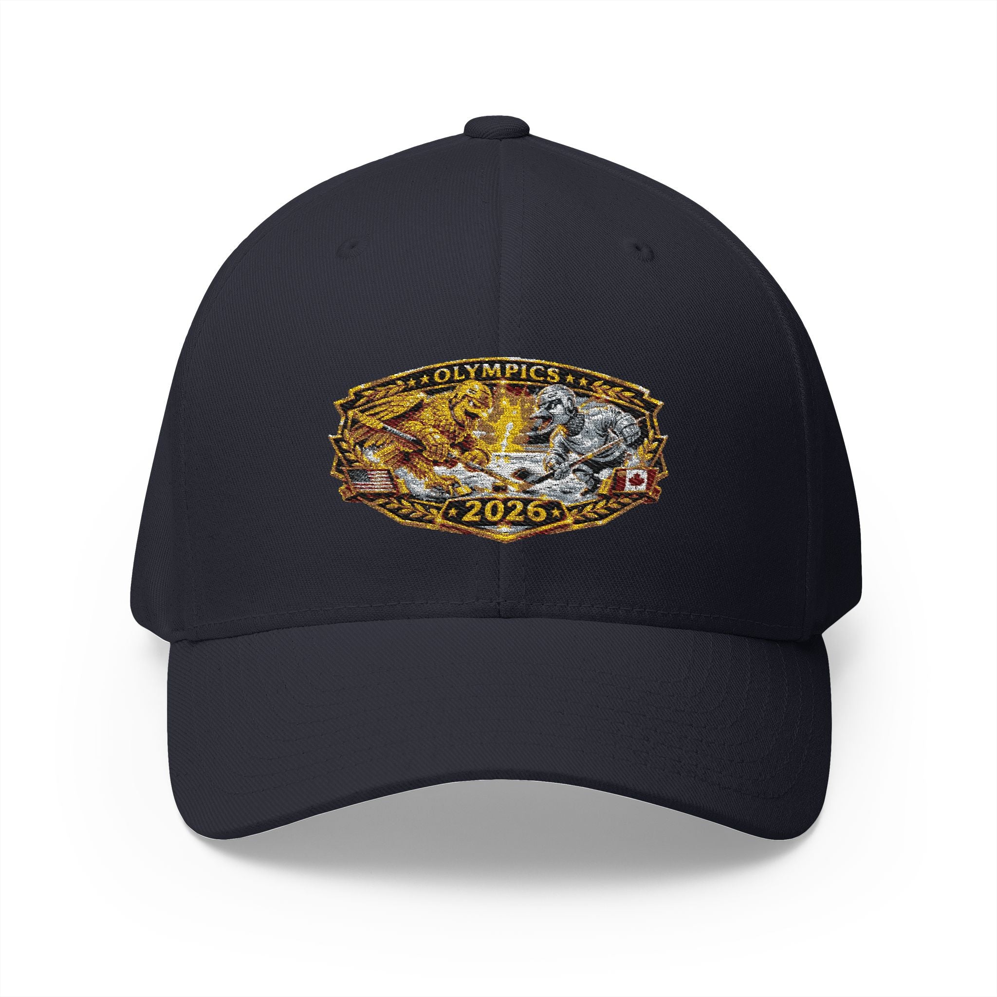 Embroidered Gold & Silver Belt-Style Patch Cap — 2023 Championship Design