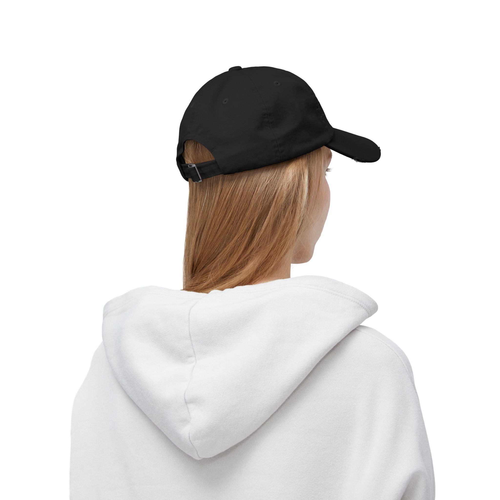 Distressed Baseball Cap — 2026 Olympic Crest Vintage Patch