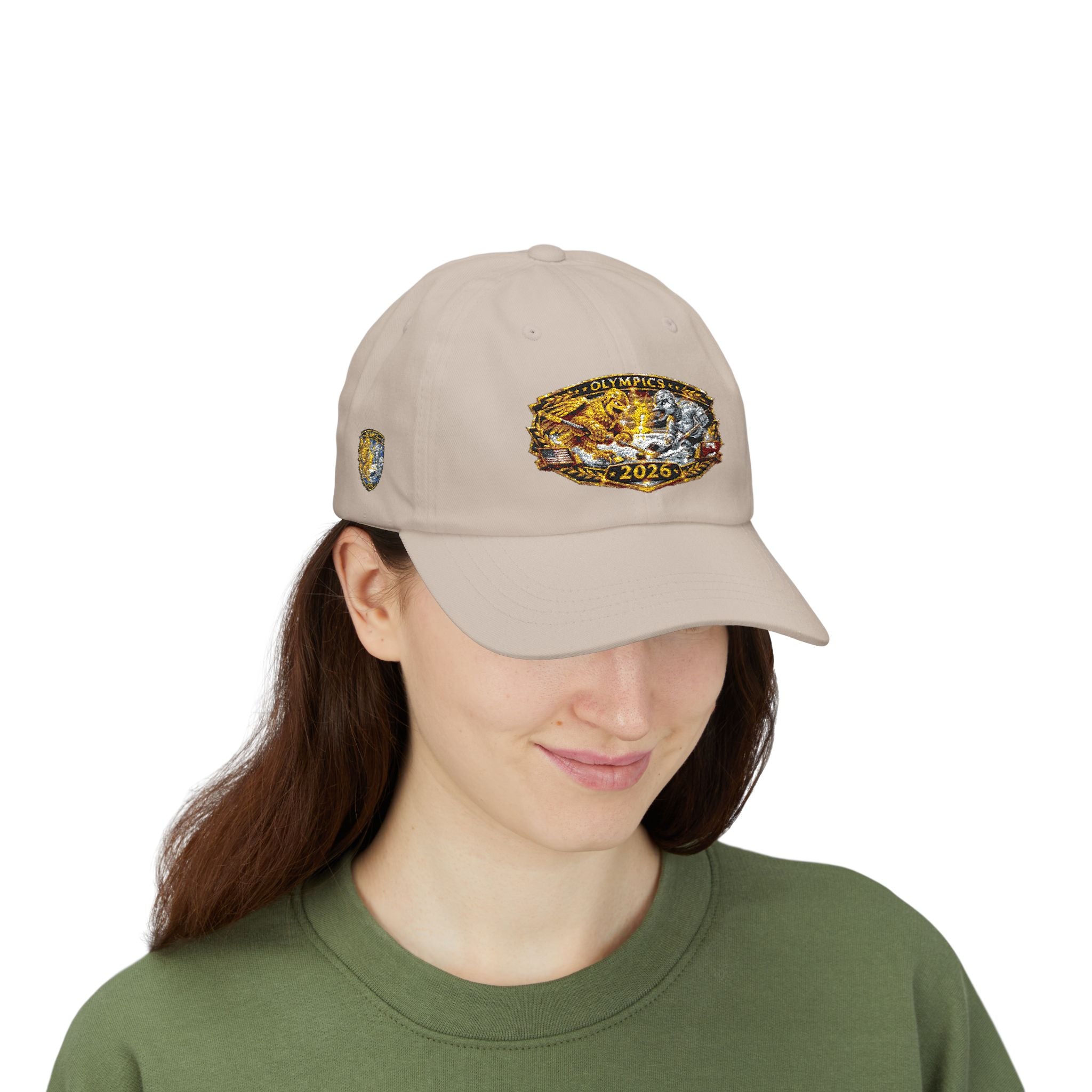 2026 Olympic Champion Dad Cap - Gold Medal Vintage Embroidered Baseball Hat