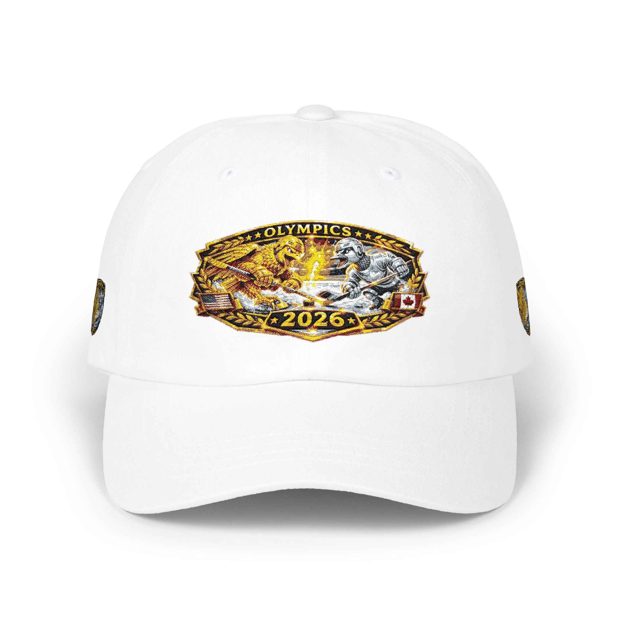 2026 Olympic Champion Dad Cap - Gold Medal Vintage Embroidered Baseball Hat