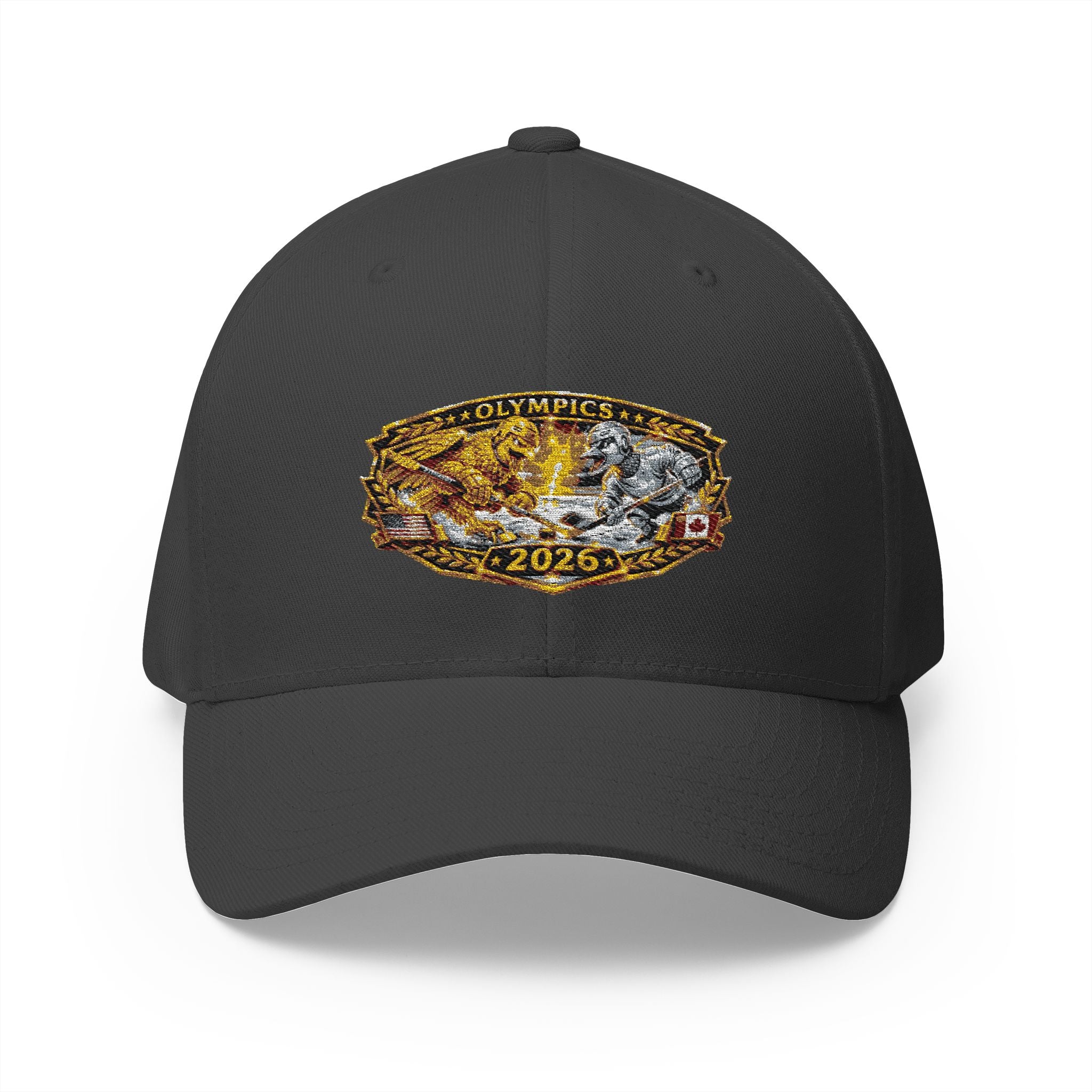 Embroidered Gold & Silver Belt-Style Patch Cap — 2023 Championship Design