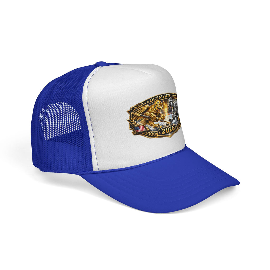 Trucker Cap — 2026 Olympics Vintage Crest Design