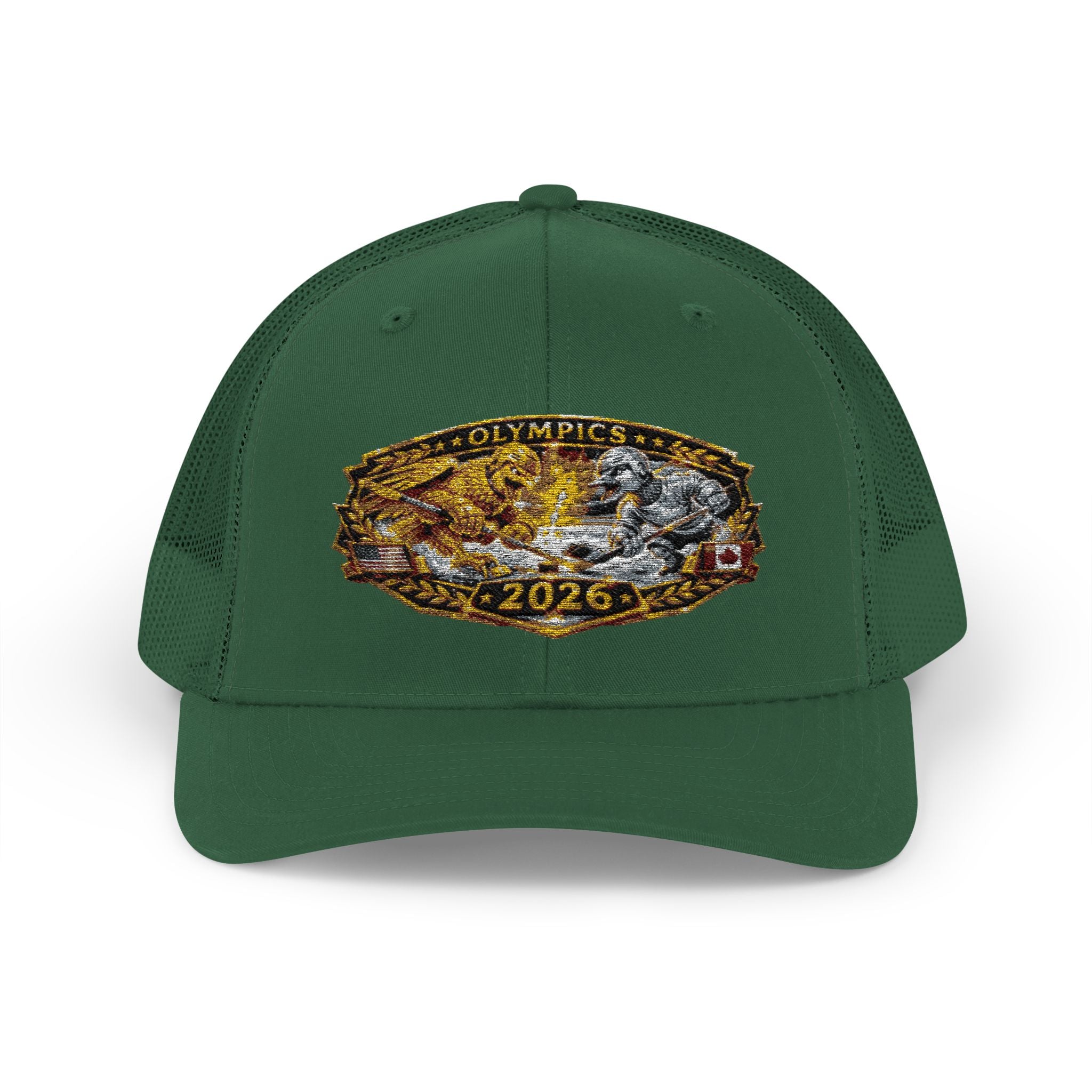 2026 Gold Rush Bear Patch Snapback Trucker Hat