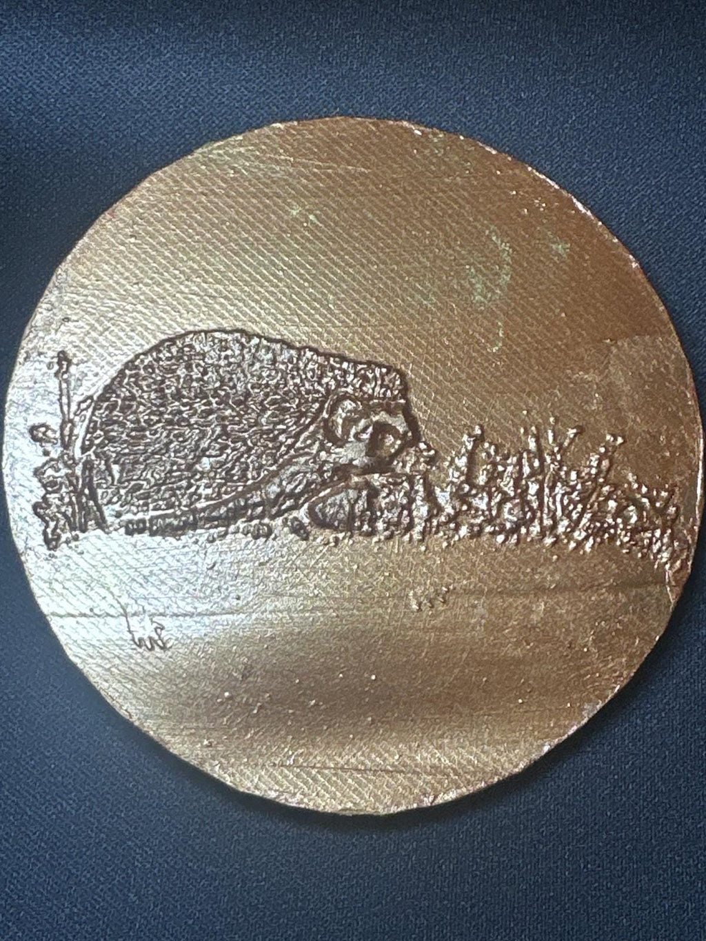 Hedgehog with Baby Sculpture – Handcrafted Animal Figurine | Wildlife Home Décor Gift