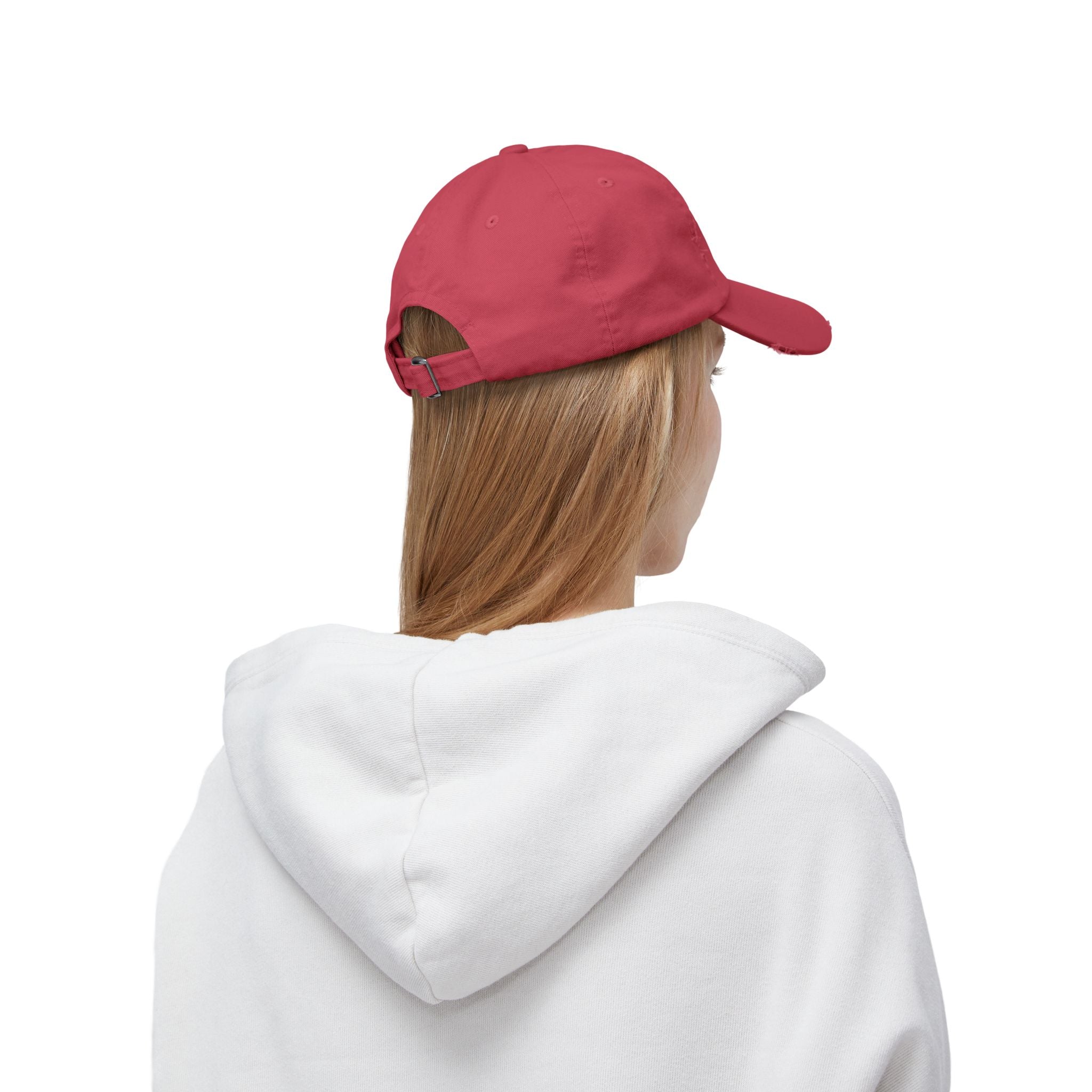 Distressed Baseball Cap — 2026 Olympic Crest Vintage Patch