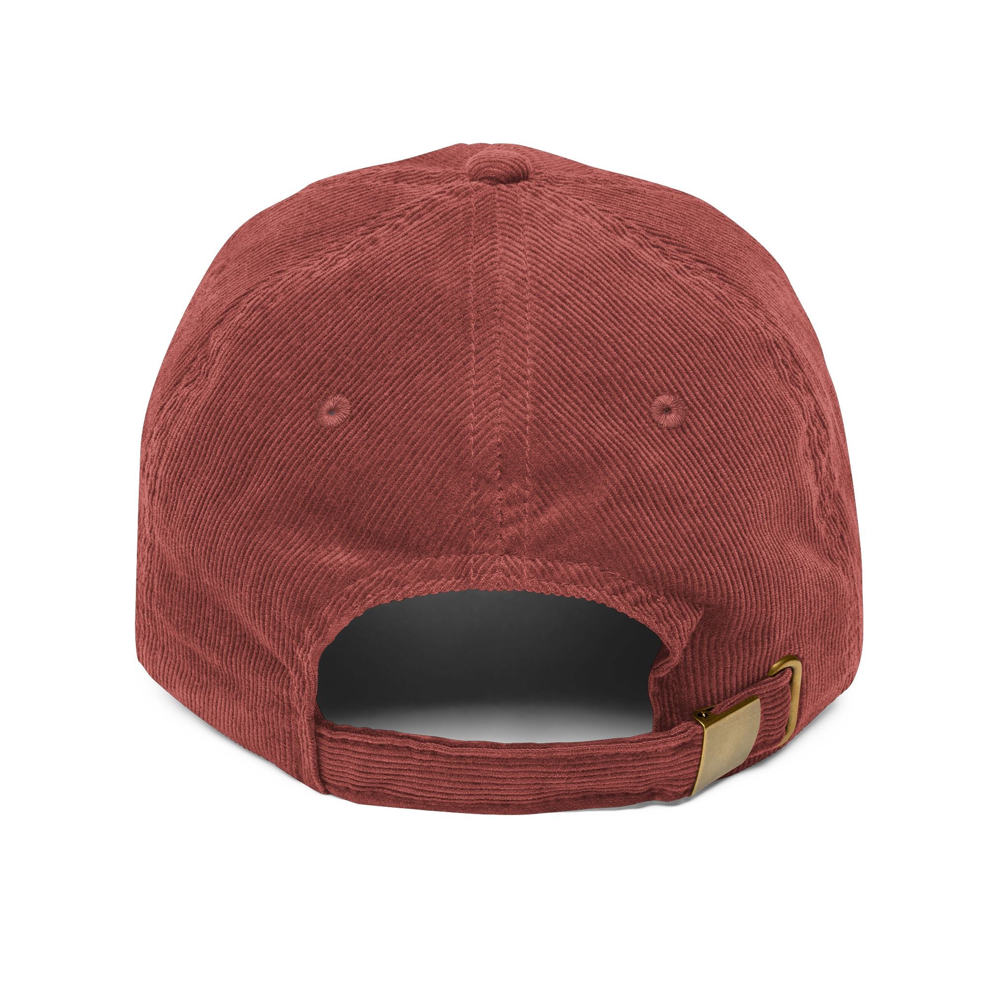 Corduroy Baseball Cap — Vintage Embroidered Seal Logo