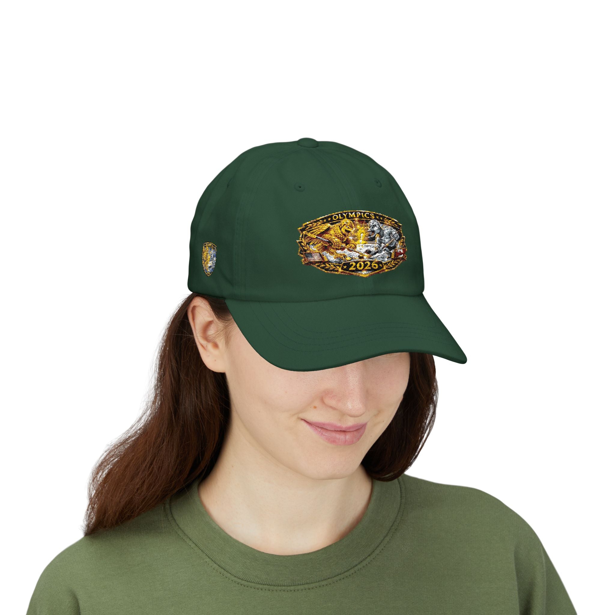 2026 Olympic Champion Dad Cap - Gold Medal Vintage Embroidered Baseball Hat