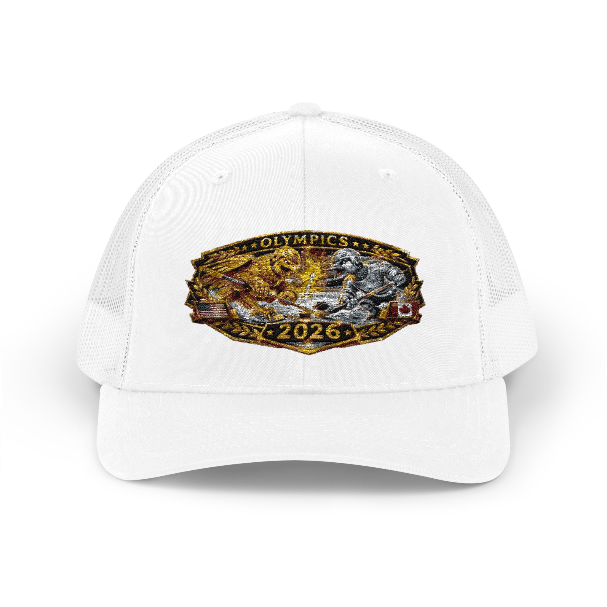 2026 Gold Rush Bear Patch Snapback Trucker Hat