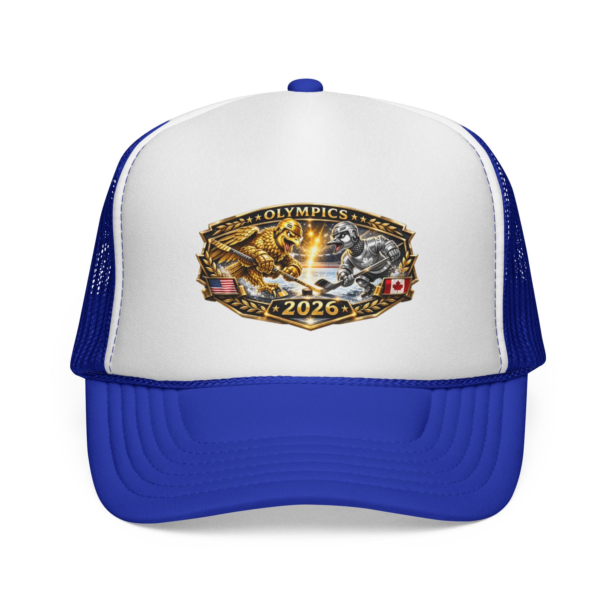 Trucker Cap — 2026 Olympics Vintage Crest Design