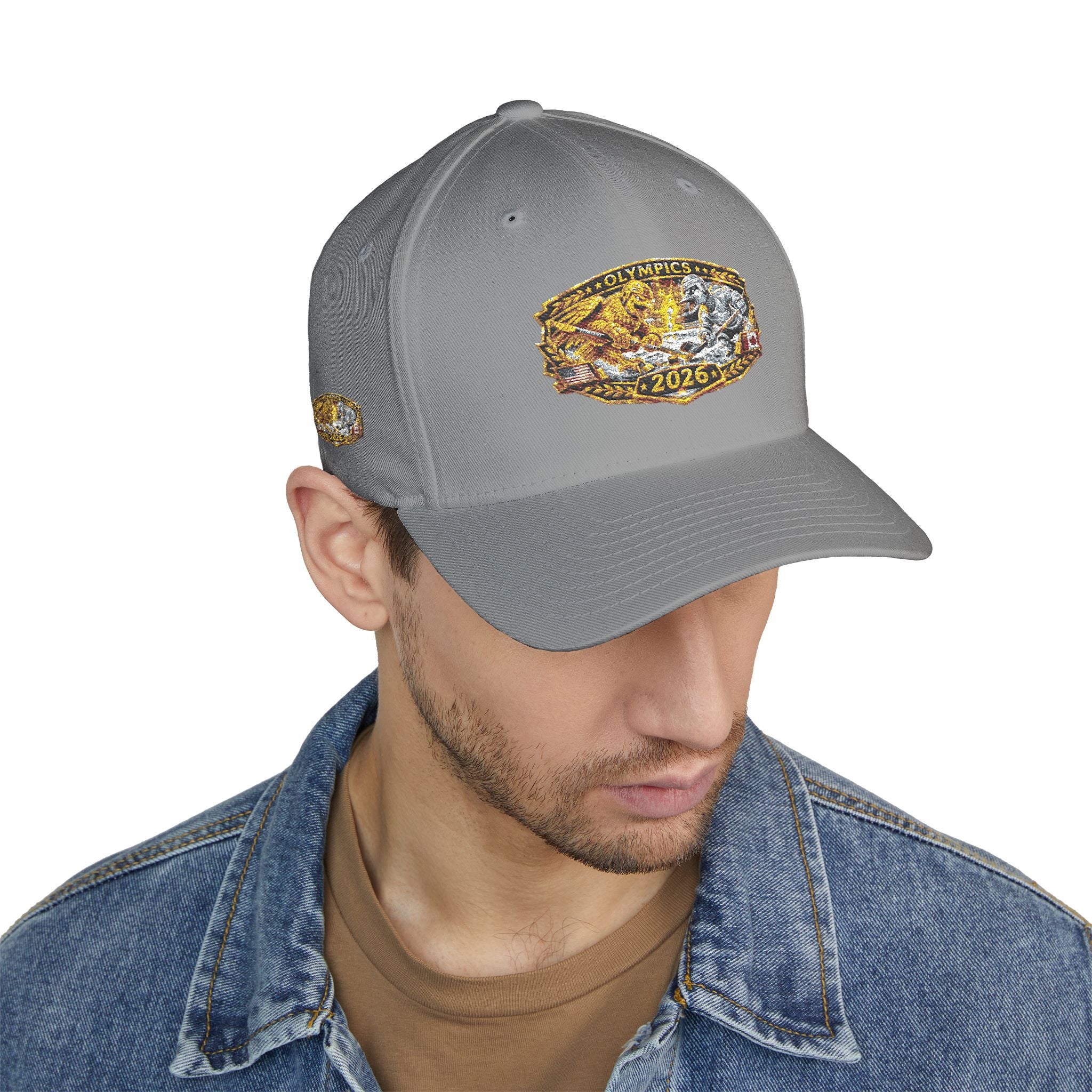 Embroidered Gold & Silver Belt-Style Patch Cap — 2023 Championship Design