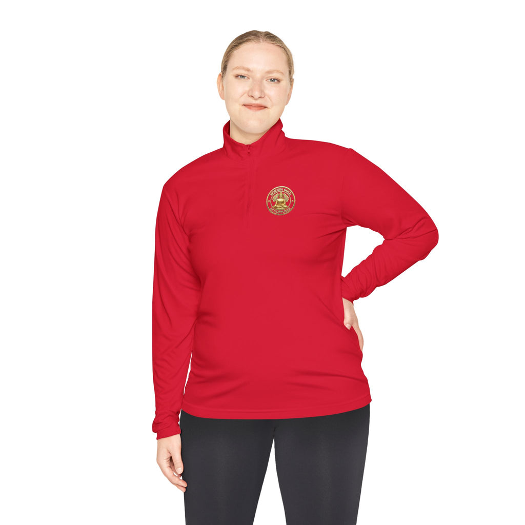 Quarter-Zip Pullover - Gold Coin Smile Logo