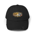 Distressed Baseball Cap — 2026 Olympic Crest Vintage Patch
