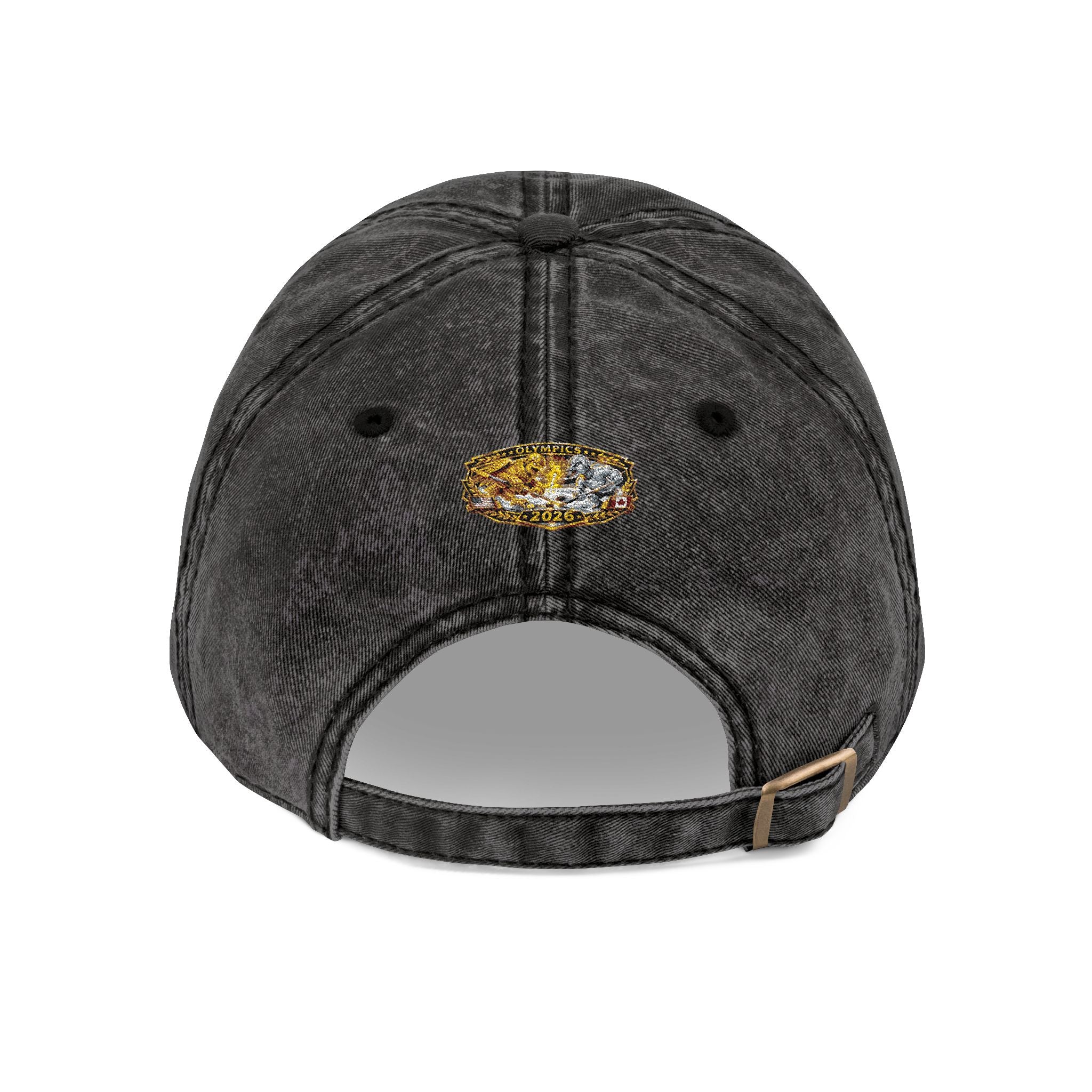 Vintage Embroidered Baseball Cap — Gold Nugget Patch