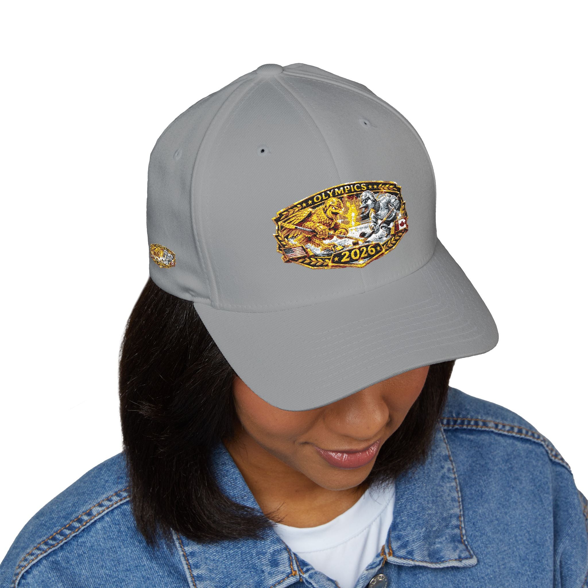Embroidered Gold & Silver Belt-Style Patch Cap — 2023 Championship Design