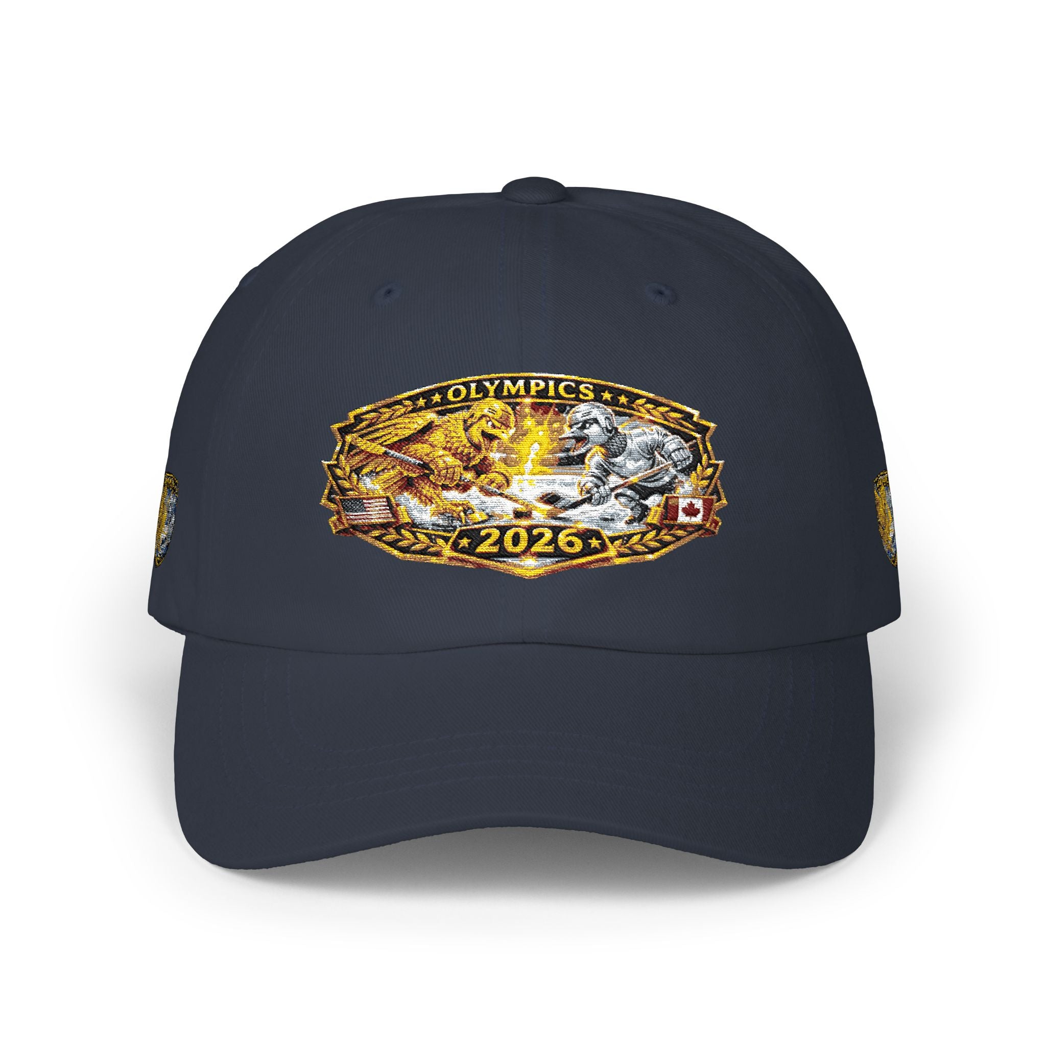 2026 Olympic Champion Dad Cap - Gold Medal Vintage Embroidered Baseball Hat