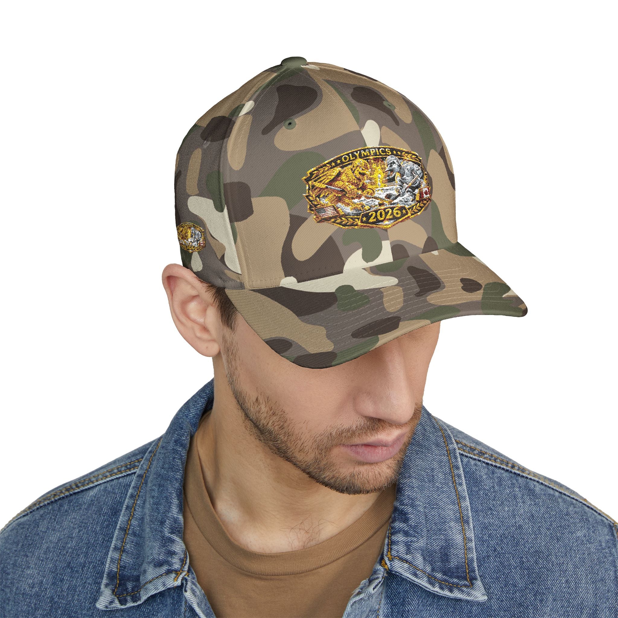 Embroidered Gold & Silver Belt-Style Patch Cap — 2023 Championship Design