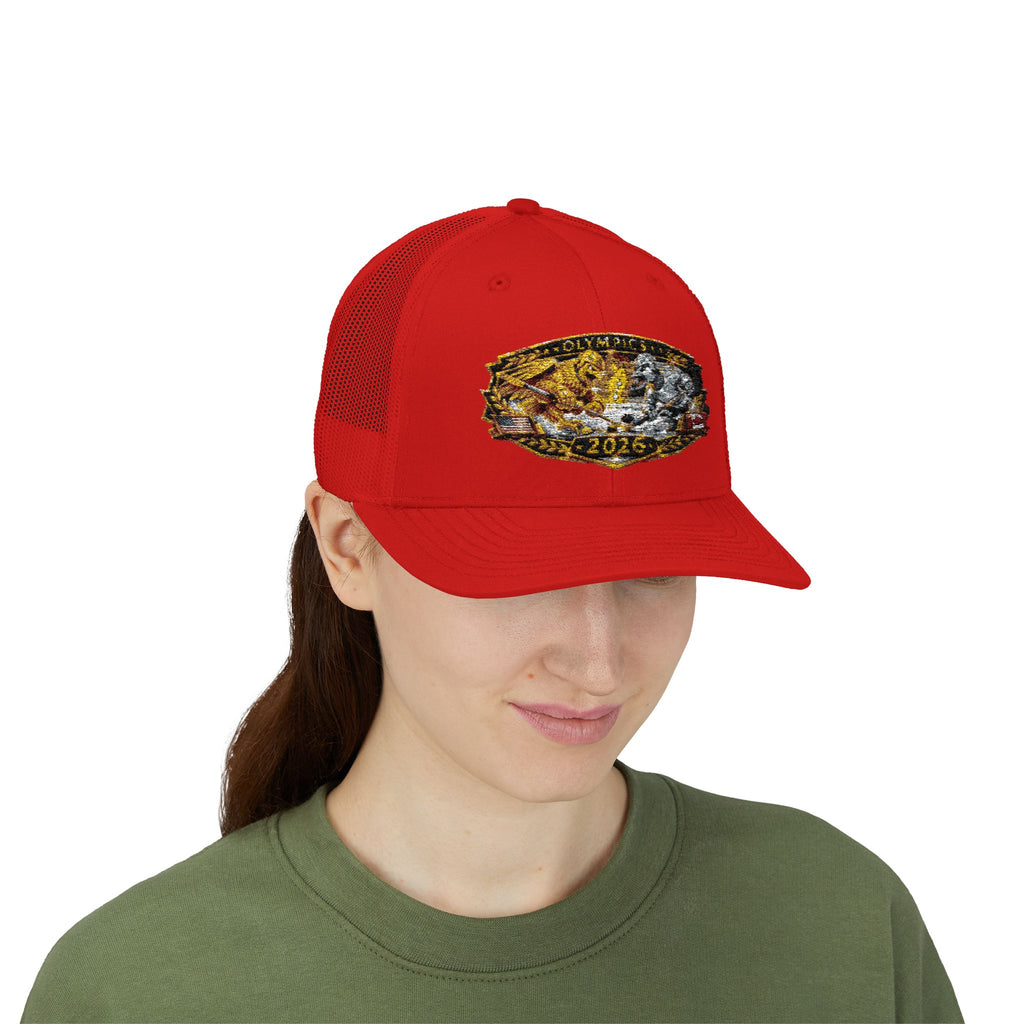 2026 Gold Rush Bear Patch Snapback Trucker Hat