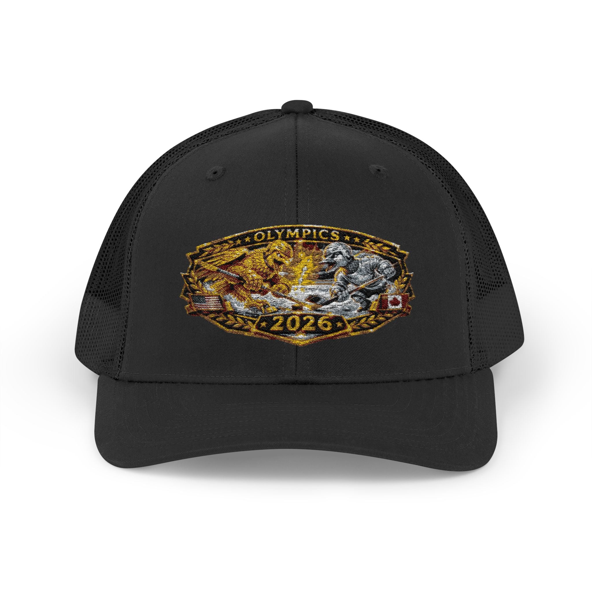 2026 Gold Rush Bear Patch Snapback Trucker Hat