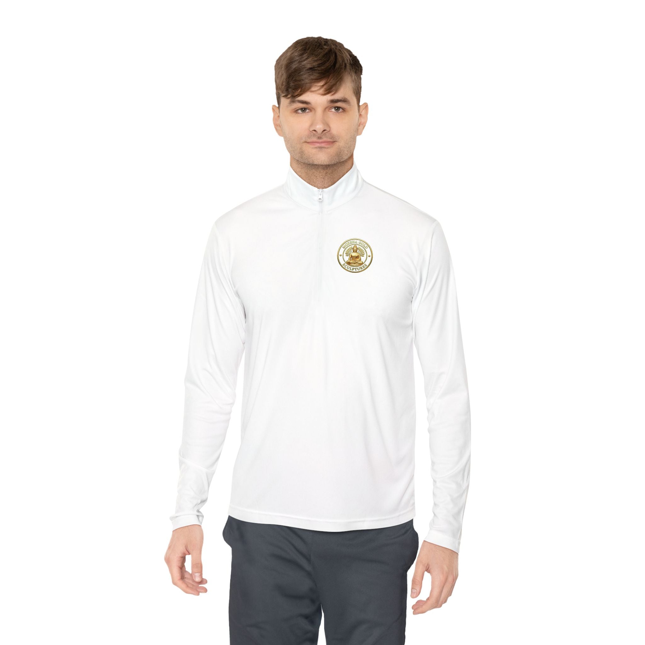 Quarter-Zip Pullover - Gold Coin Smile Logo