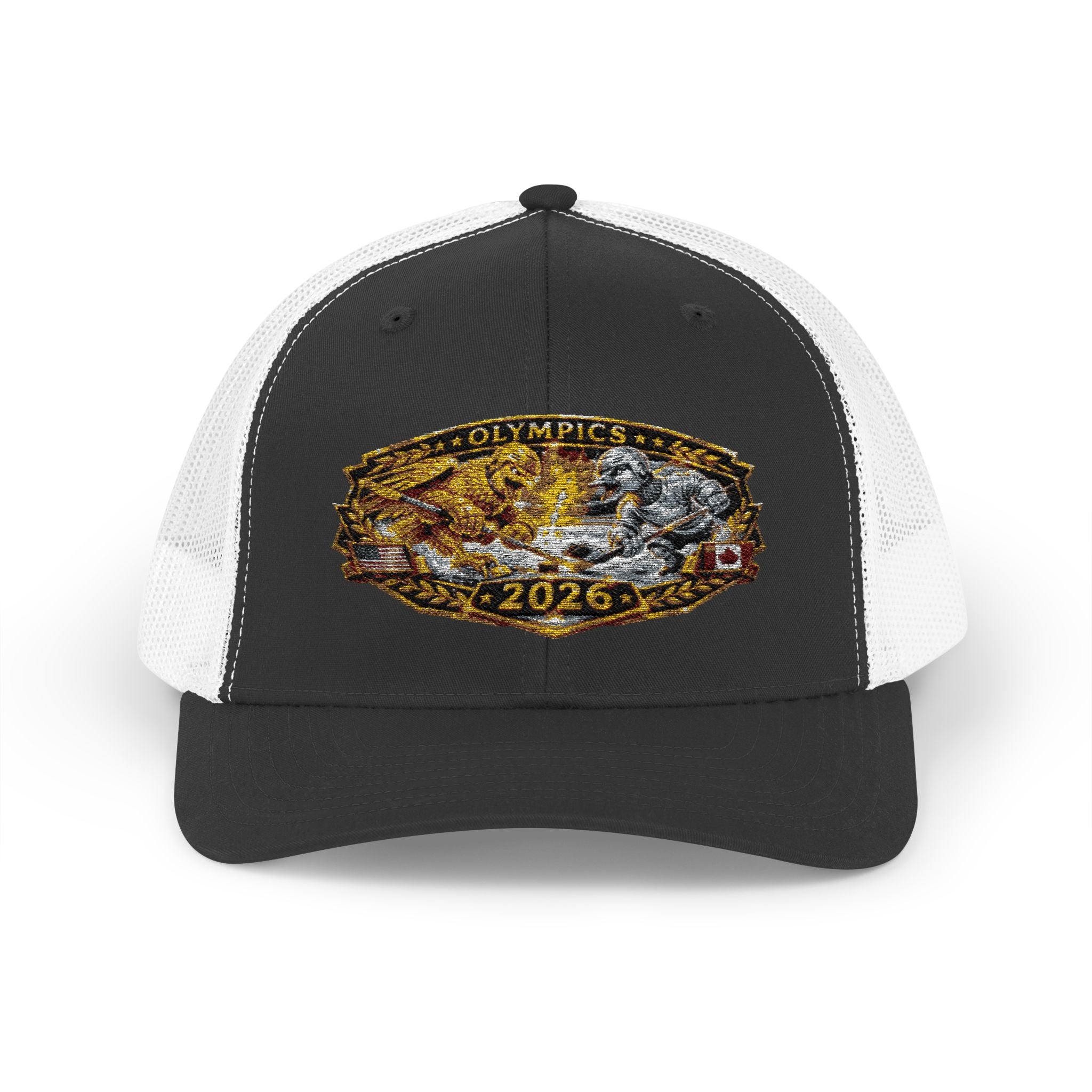 2026 Gold Rush Bear Patch Snapback Trucker Hat